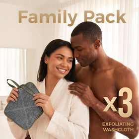 ZOMCHI towels styled in bathroom to show everyday spa-like convenience