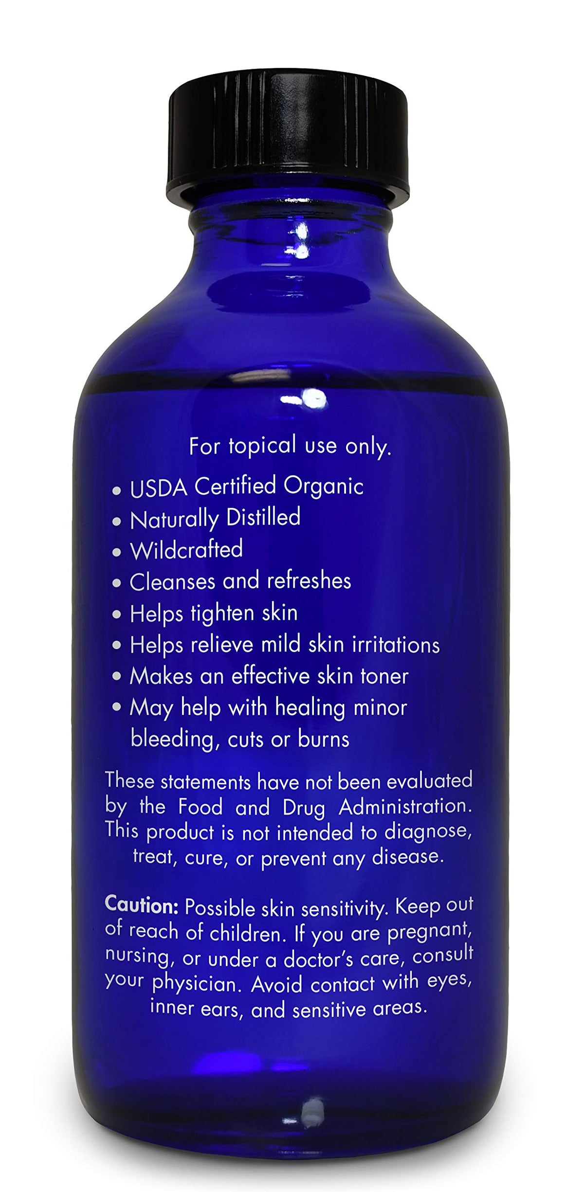 Zongle Therapeutics glass bottle close-up highlighting pure distilled clarity