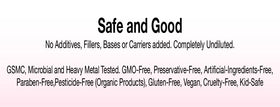 Zongle Therapeutics label close-up with USDA organic certification visible
