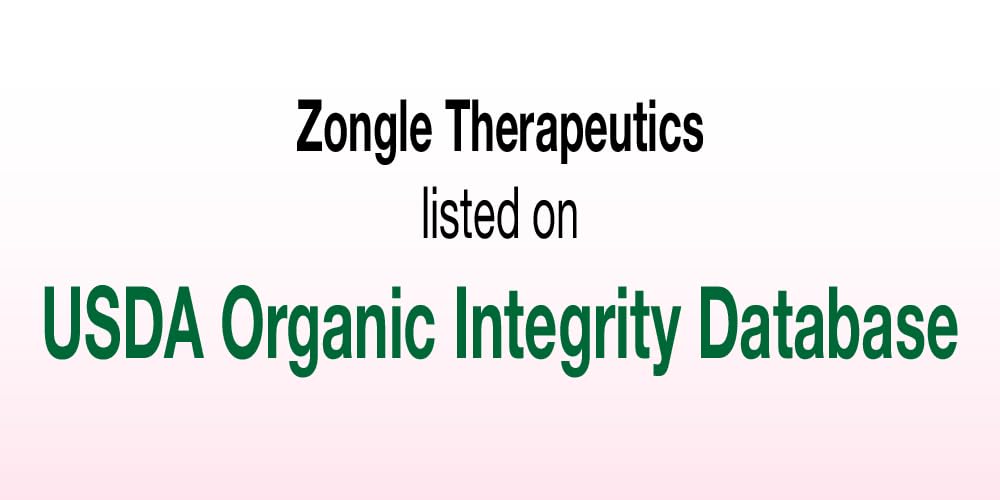 Zongle Therapeutics bottle staged on vanity showing everyday skincare integration