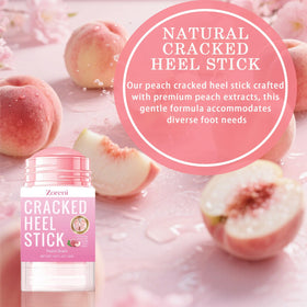 Zoreni balm stick applying to heel, targeted crack repair benefit