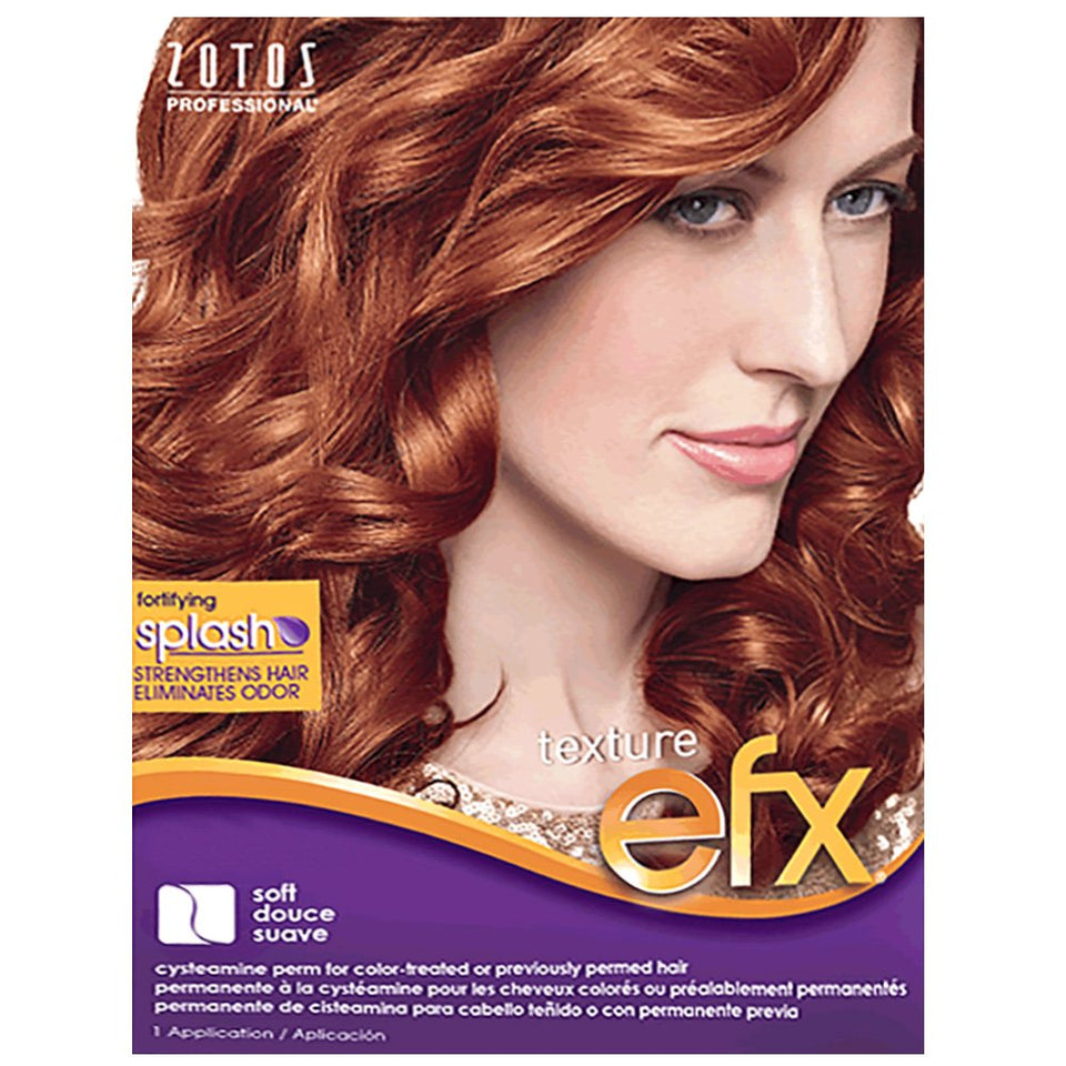 Zotos Texture EFX front packaging showing product and gentle-formula benefit