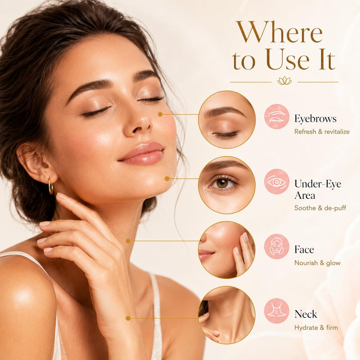 Zotreval oil texture pouring to show lightweight, non-greasy finish and easy absorption