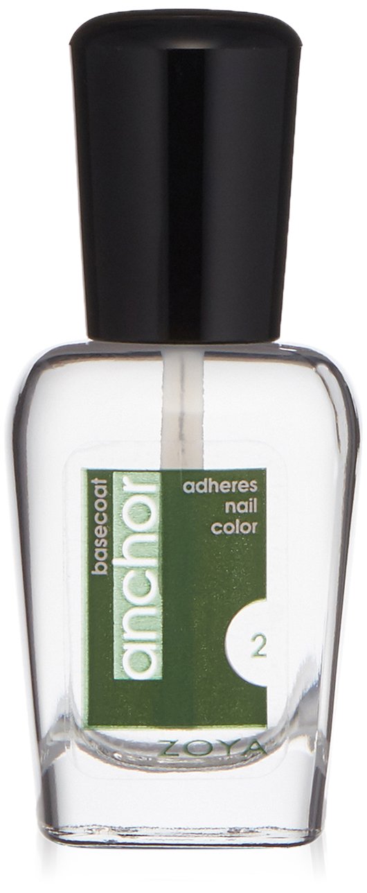ZOYA Anchor front packaging showing clear base coat bottle and professional label benefit longevity