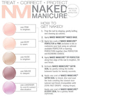 ZOYA hands wearing naked manicure using kit showing natural polished result