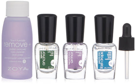ZOYA mini kit front packaging showing four pieces and benefits