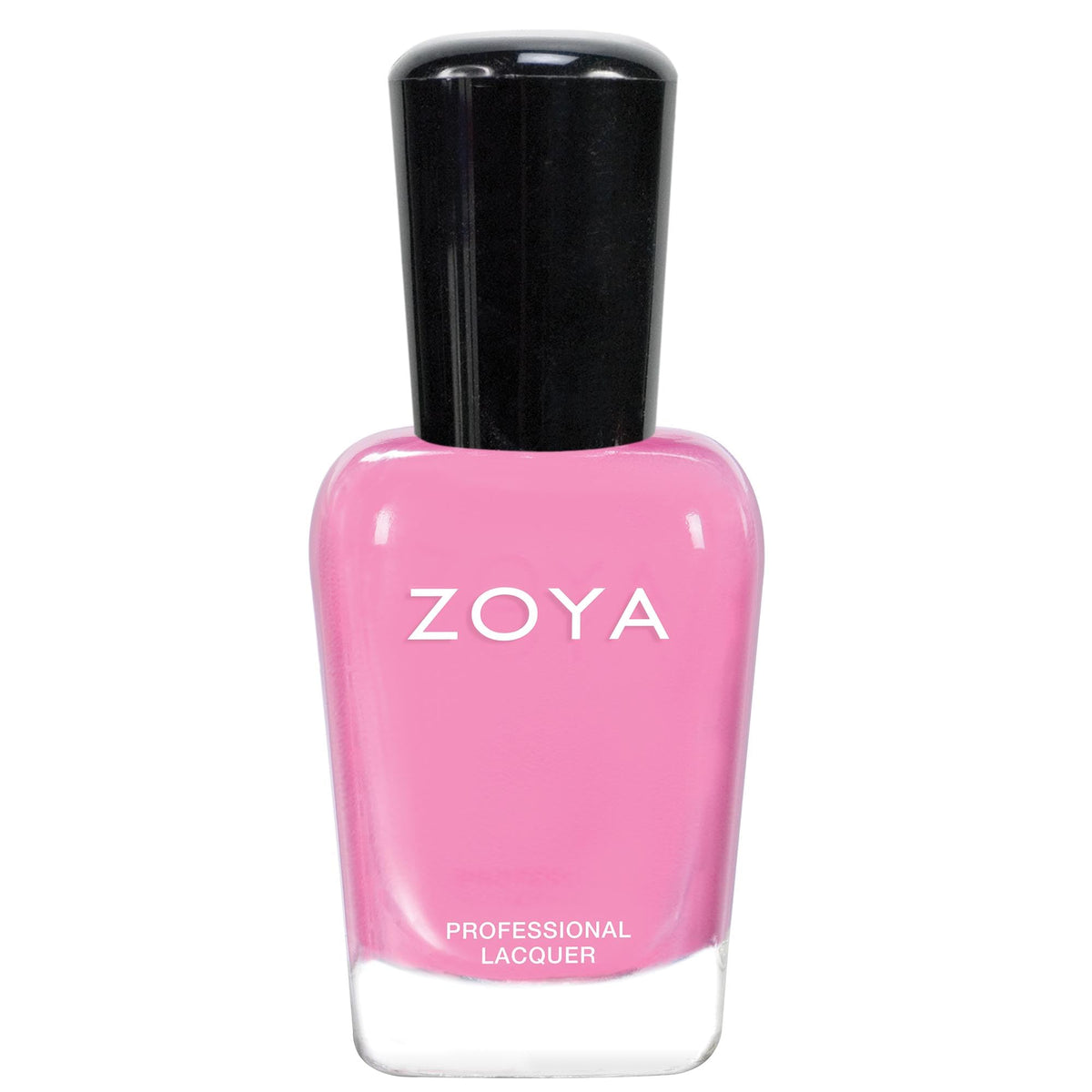 ZOYA Missy bottle front view showing warm rosy pink cream and professional packaging benefit