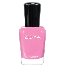 ZOYA Missy bottle front view showing warm rosy pink cream and professional packaging benefit