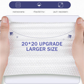 ZPCO wipe in hand demonstrating gentle, lint-free removal benefit