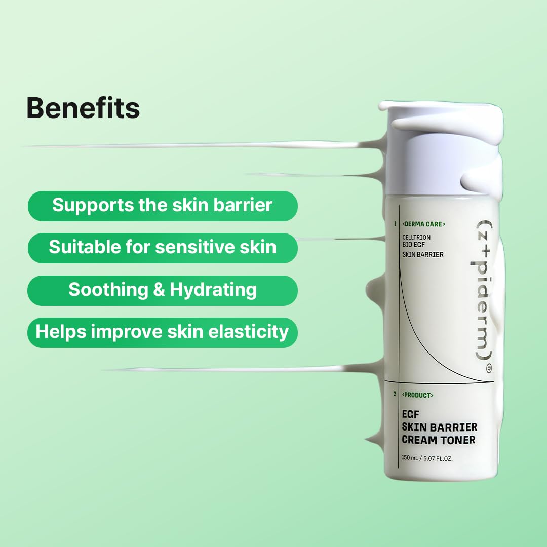 Z+piderm ingredient label close-up highlighting ceramides and EGF