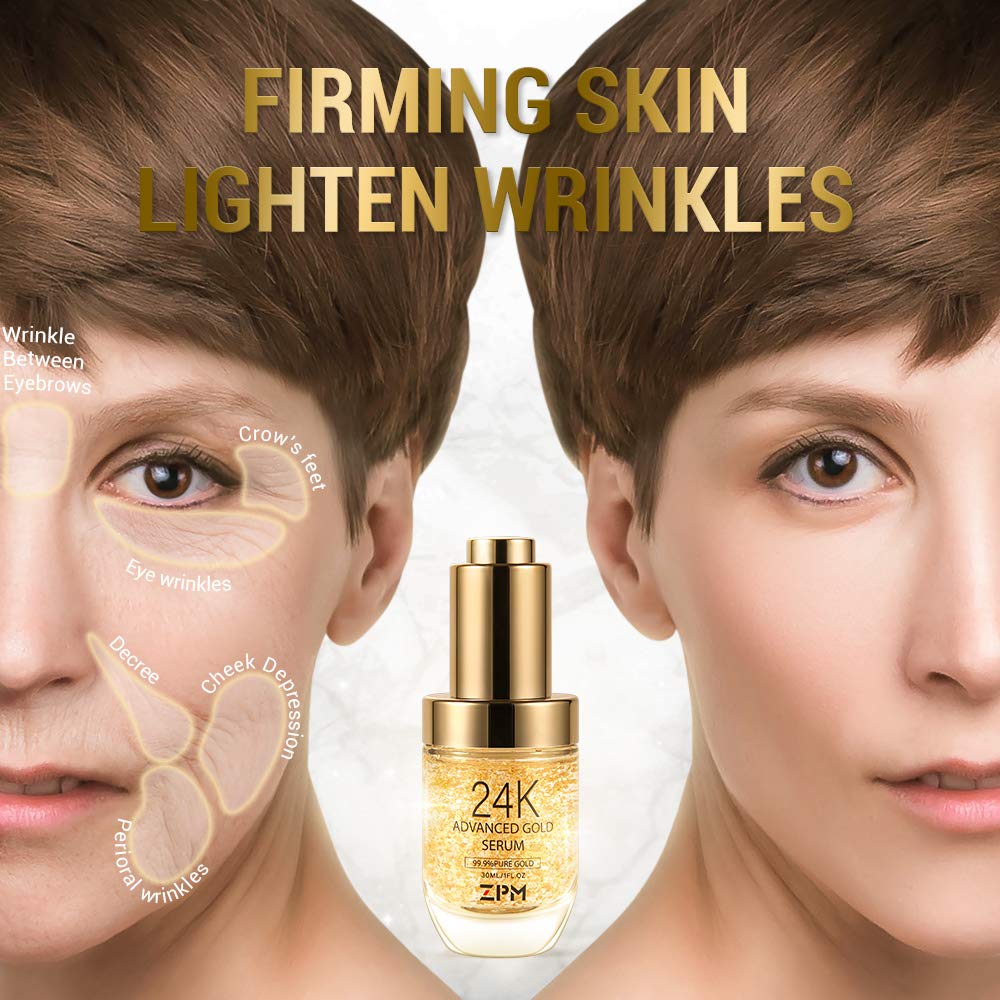 ZPM visible 24K gold foil detail promoting luminous finish and premium appeal
