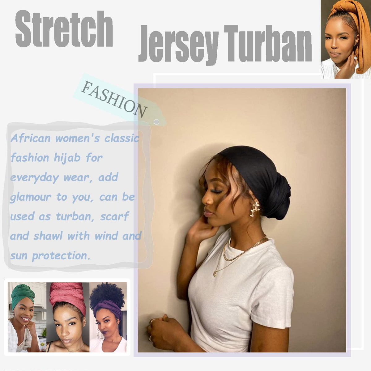 ZRQ scarf held against ruler showing 71 inches length for secure wraps