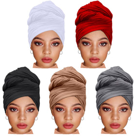 ZRQ lifestyle shot at café showing headwrap adding effortless fashion flair