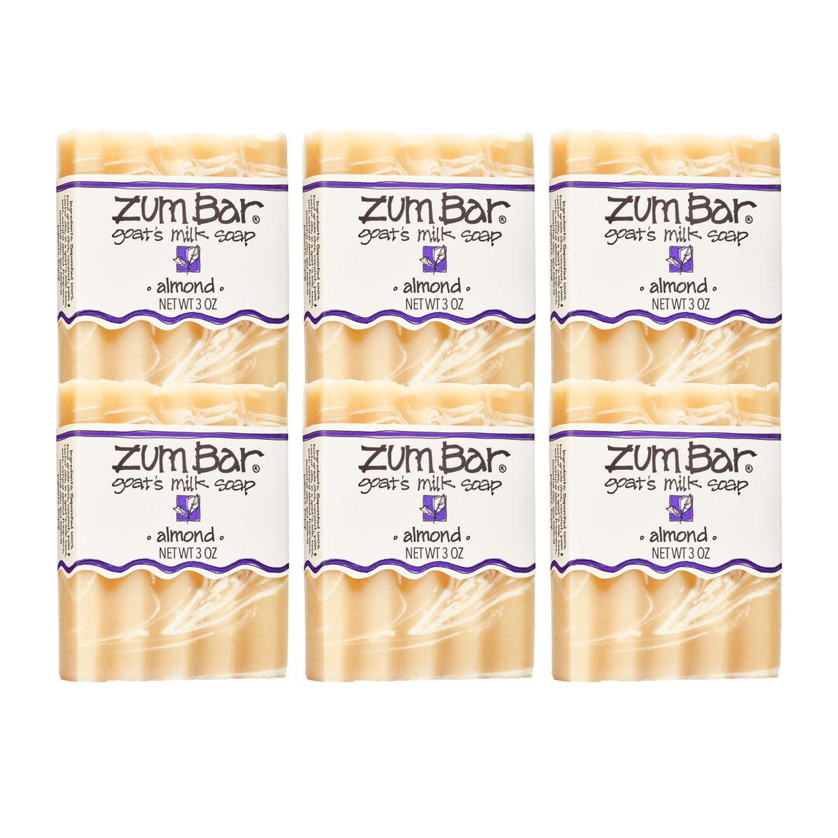 Zum almond bar front packaging showing clean branding and size benefit