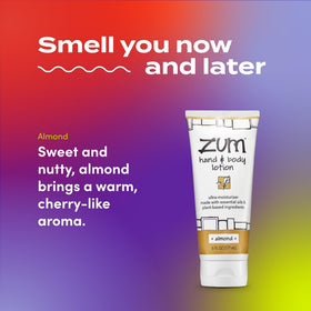 Zum lotion texture close-up showing creamy non-greasy finish