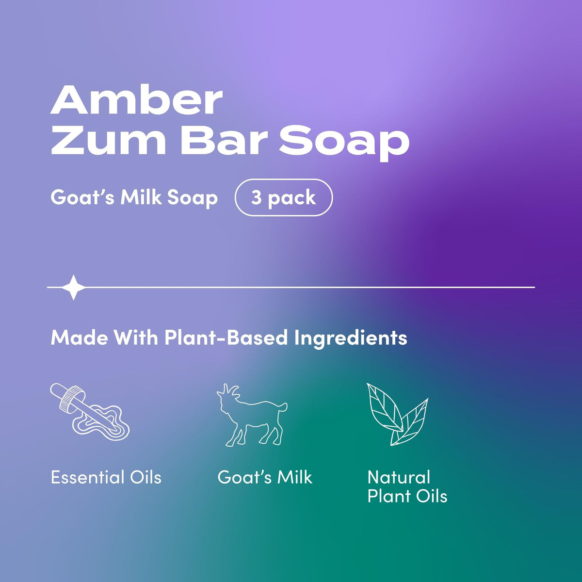 Zum Amber bar side label with ingredient list visible for transparent choice