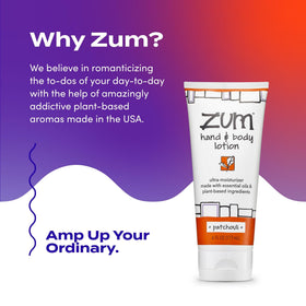 Zum bottle on bathroom shelf lifestyle scene showing daily routine convenience benefit