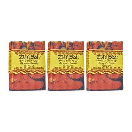 Zum Dragon's Blood front packaging showing bar and brand benefit of artisan appeal