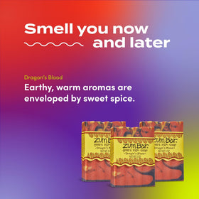 Zum product label and ingredients list emphasizing natural oils