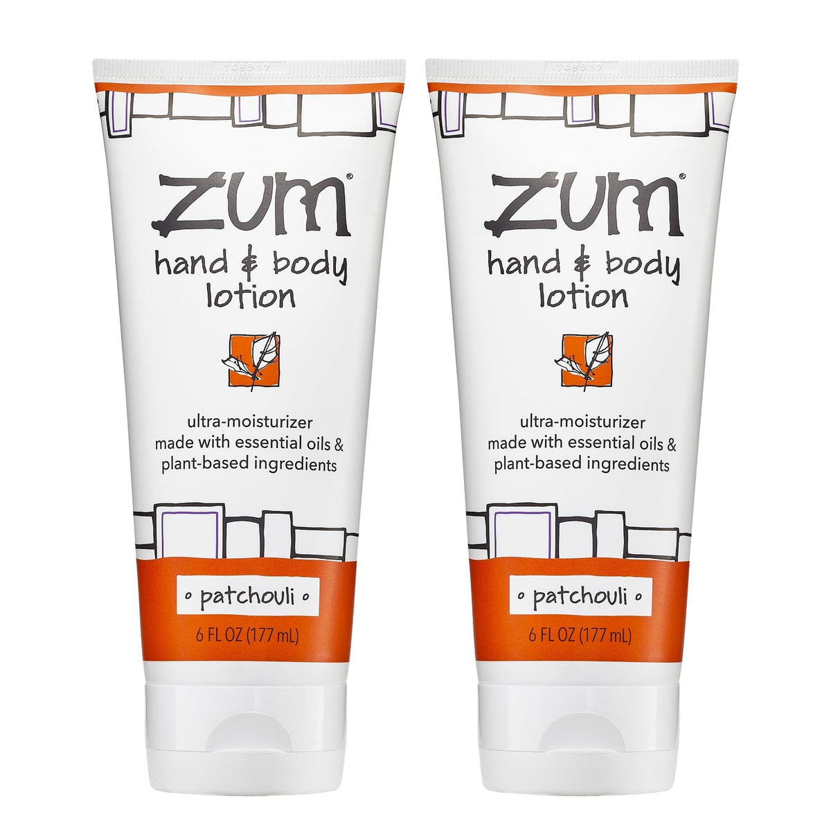 Zum Indigo Wild front packaging showing label and patchouli scent benefit: clear product identity