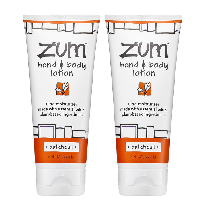 Zum Indigo Wild front packaging showing label and patchouli scent benefit: clear product identity