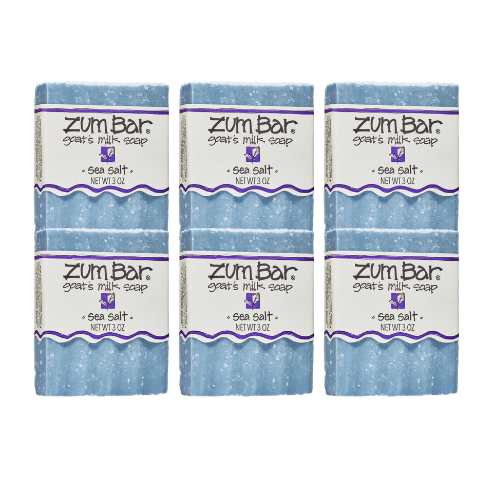 Zum front packaging showing Sea Salt soap and brand clarity