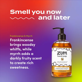 Zum foamy texture close-up demonstrating creamy lather for effective cleansing