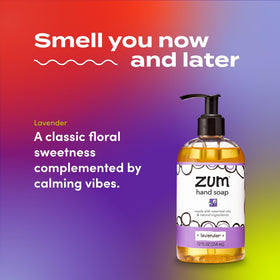 Zum label close-up listing plant-based oils and ingredient transparency benefit