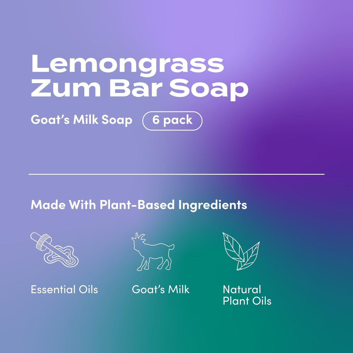 Zum bar close-up texture highlighting creamy goat milk lather benefit: nourishing appearance