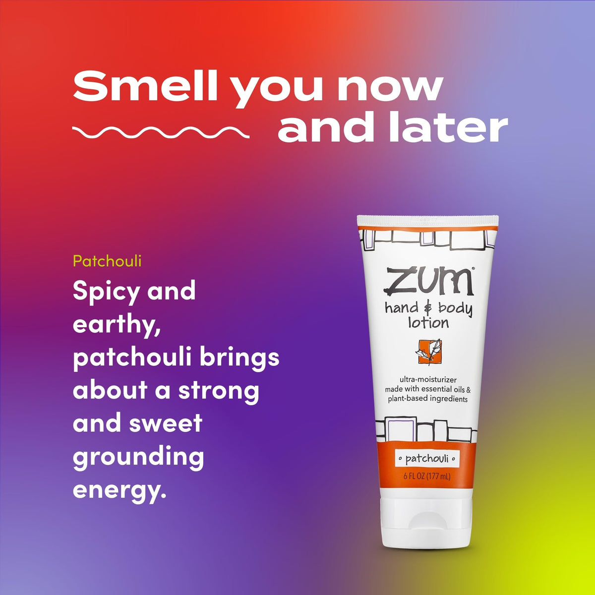 Zum lotion texture on hand showing creamy, fast-absorbing feel and immediate softness benefit