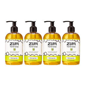 Zum pack front 4-pack bottle view shows product and convenient bulk benefit