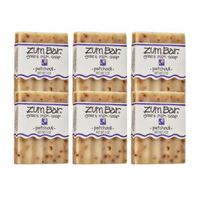 Zum patchouli bar front packaging showing brand and scent for clear identification