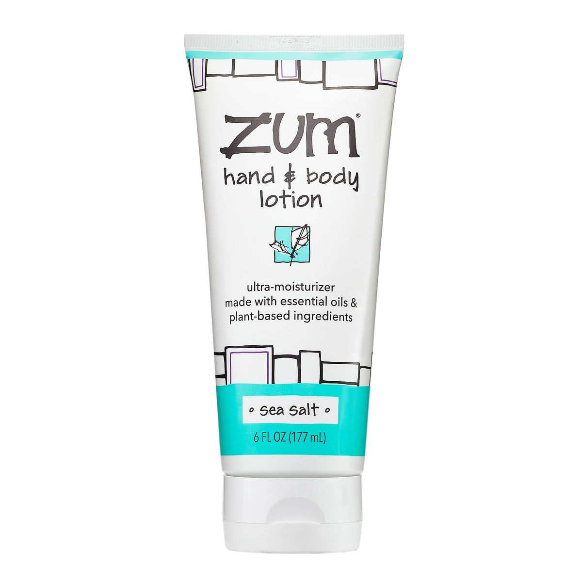 Zum bottle front view showing label and fresh sea salt scent benefit