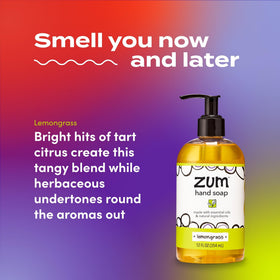 Zum texture foam lather demonstrating rich suds and gentle cleansing benefit