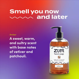 Zum texture lather close-up demonstrating creamy foam for gentle cleansing