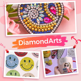 Zuukhard lifestyle crafting table scene with gems in use inspiring creative projects