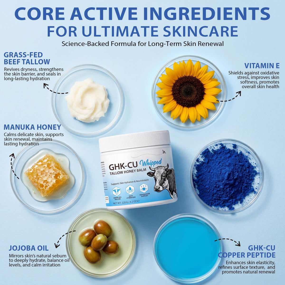 ZUZOKKAHA applied as overnight mask on face showing deep moisture recovery