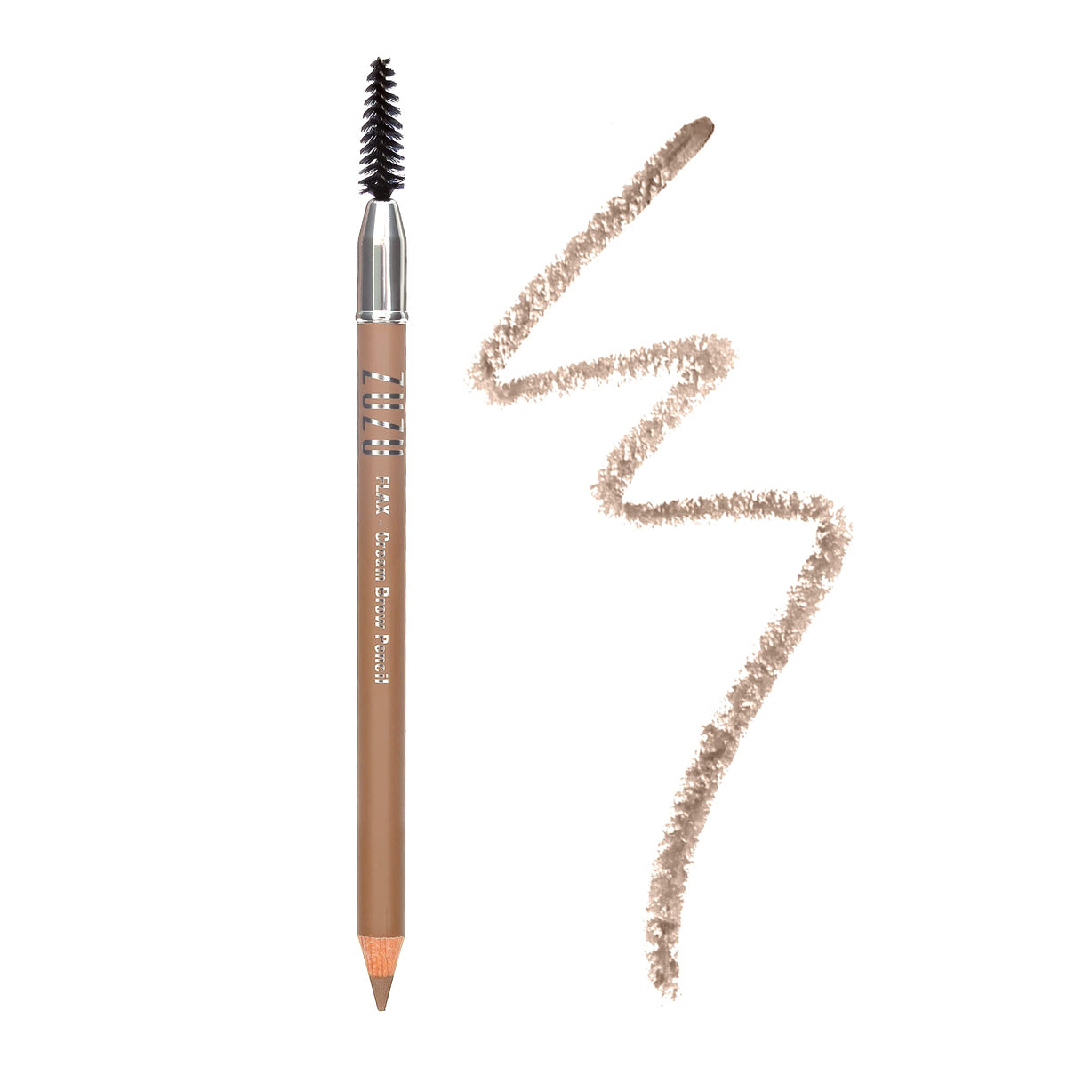 Zuzu Luxe front packaging showing pencil and cap for neat storage benefit