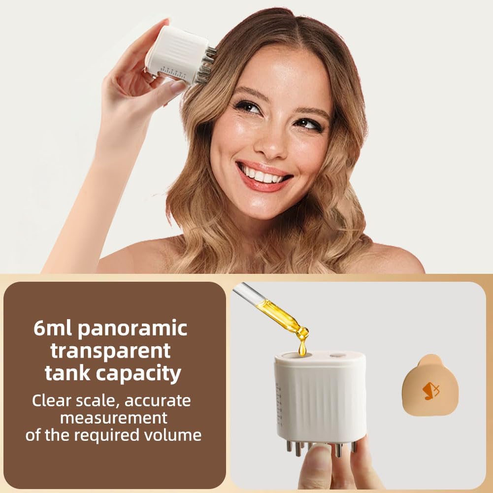 zxbaers applying serum to scalp demonstrating neat, targeted application