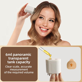 zxbaers applying serum to scalp demonstrating neat, targeted application