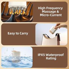 zxbaers rinsing under water illustrating IPX5 splash resistance and hygiene
