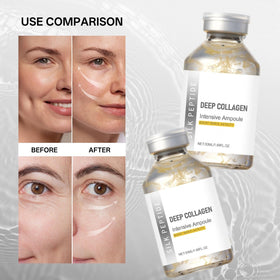 ZXZTSM application demo gently applying ampoule around the eyes