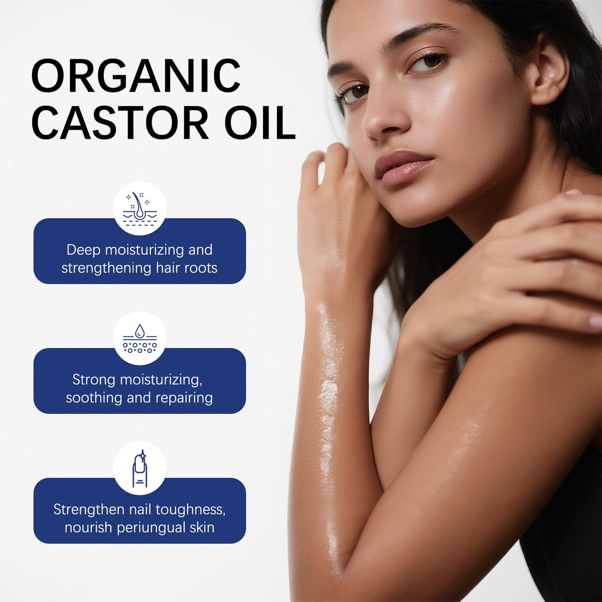 ZXZTSM applying oil to scalp to nourish roots and improve manageability