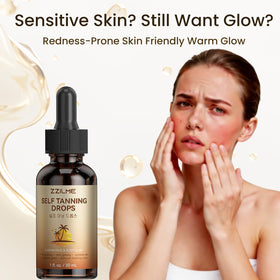 zzilme drops mixed into moisturizer illustrating seamless blend benefit